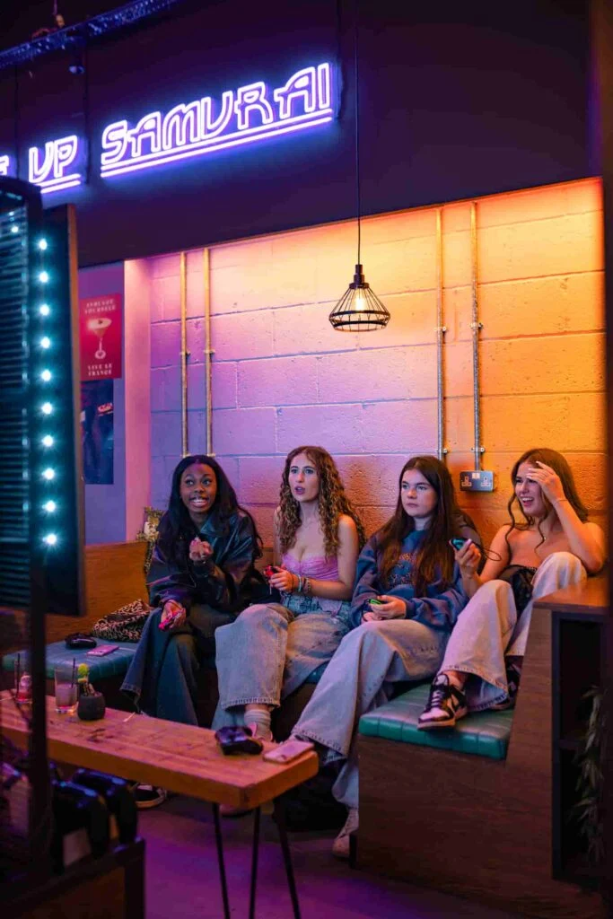 A group of friends at Platform Shoreditch