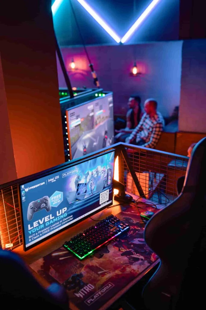 PC gaming stations at Platform